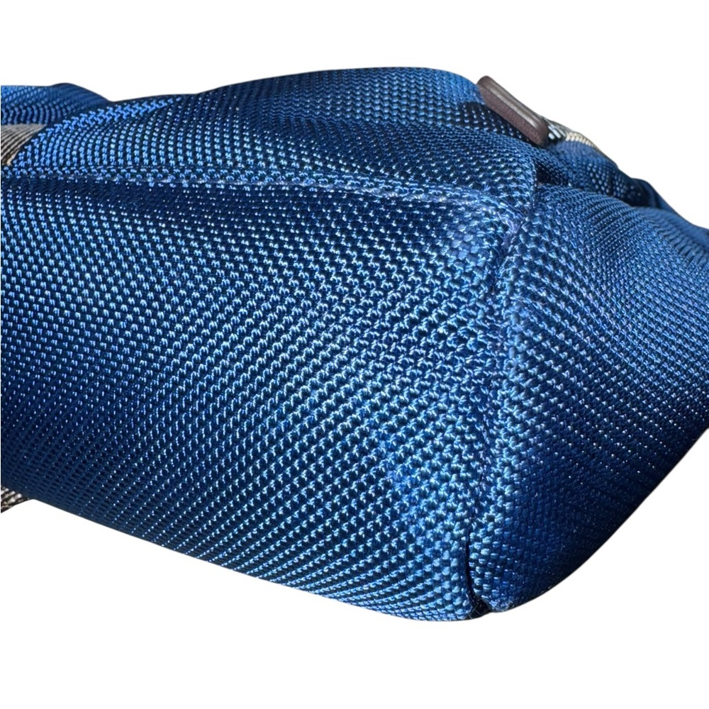 Tumi Blue Nylon Alpha Bravo McNair Slim Briefcase Bag - Picture 11 of 12